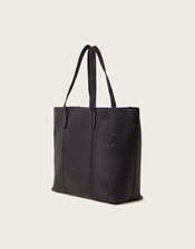 Work Tote Bag, Black (BLACK), large