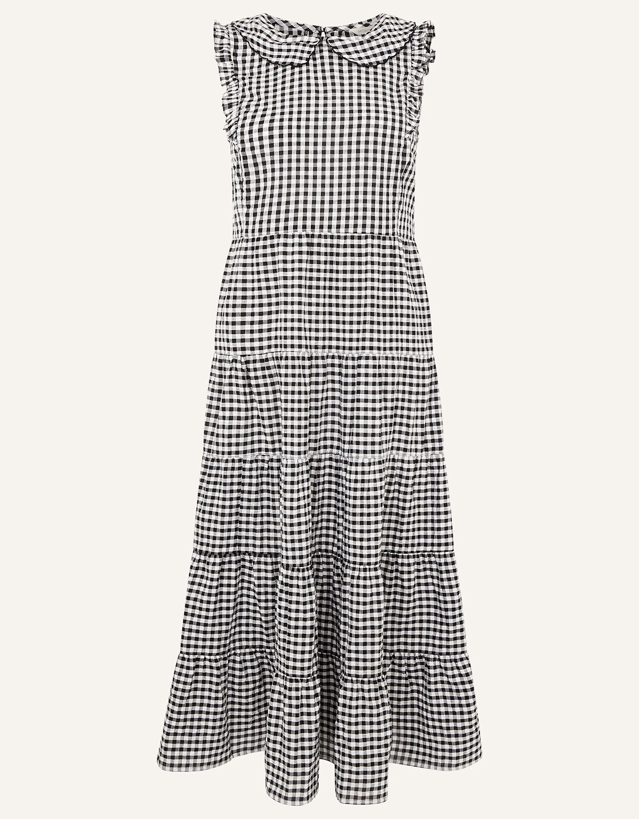 Monsoon black and white dress discount