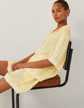 Sienna Ricrac Crinkle Shorts, Yellow (YELLOW), large