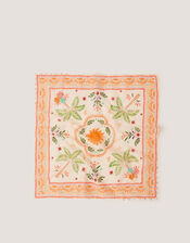 Monsoon x Charlie Taylor Palm Square Scarf, , large