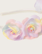 Rainbow Flower Headband , , large