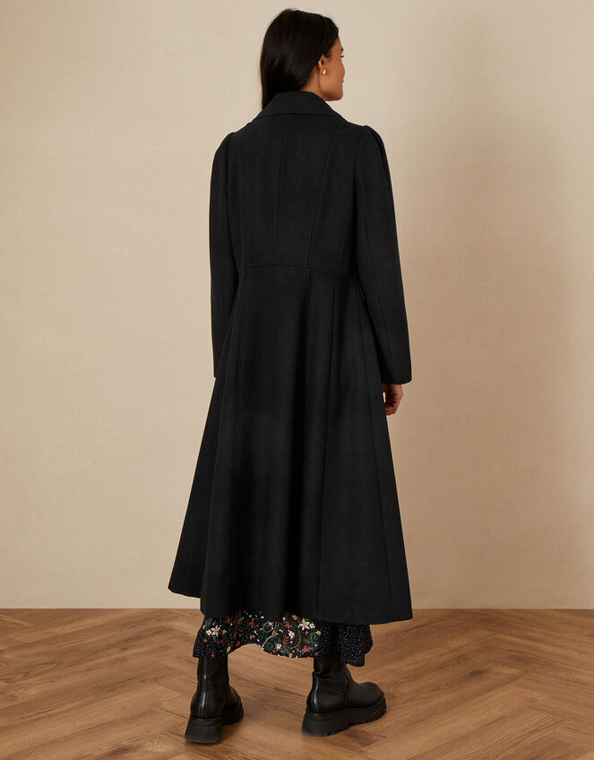 Samantha Skirted Coat, Black (BLACK), large