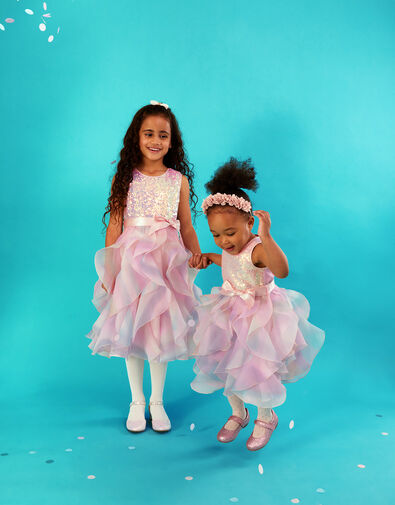 Baby Jojo Marble Cancan Dress, Multi (MULTI), large