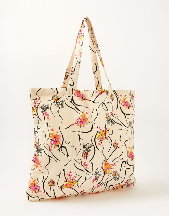 Lady Garden Printed Shopper Bag Organic Cotton, , large