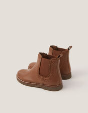 Leather Chelsea Boots, Tan (TAN), large