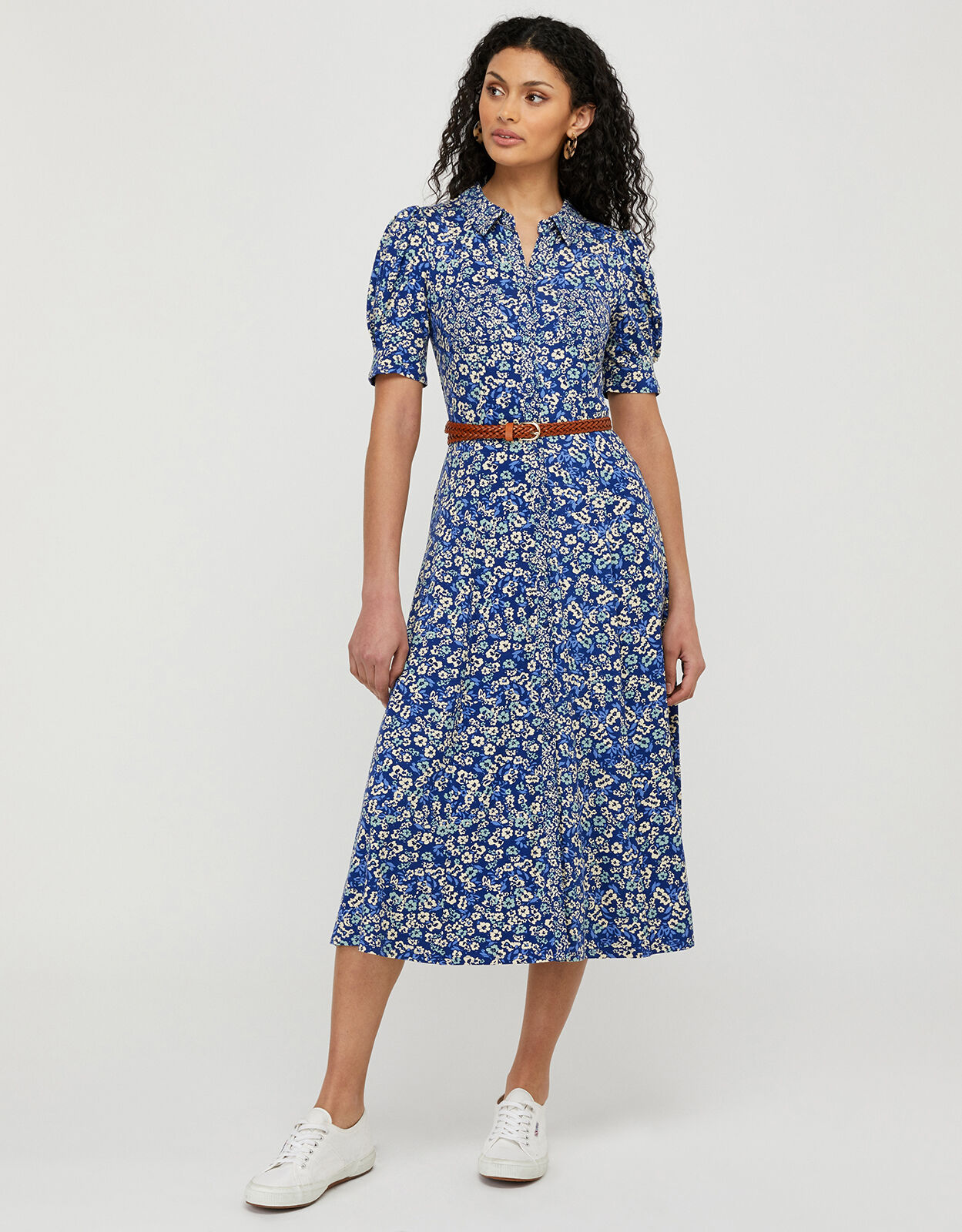 monsoon ditsy print dress