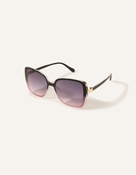 Square Wrap Ombre Sunglasses, , large