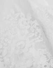 Baby Athena Floral Embroidered Dress, White (WHITE), large
