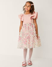 Aisha 2-in-1 Appliqu&eacute; Ruffle Party Dress, Multi (MULTI), large