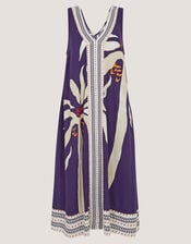 Paloma Sleeveless Midi Dress, Blue (NAVY), large