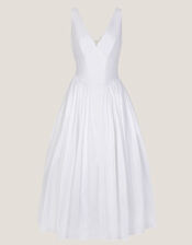 Colette Midi Wedding Dress, Ivory (IVORY), large