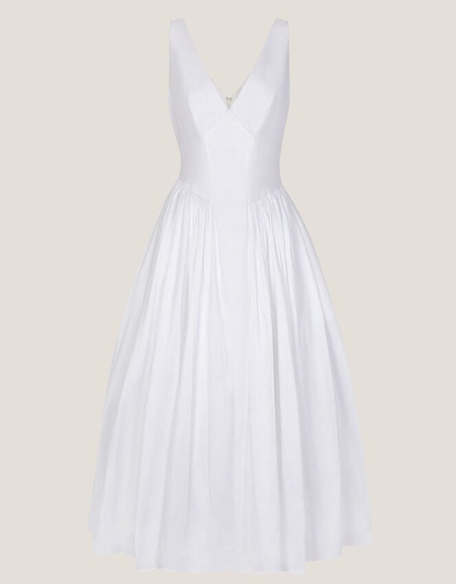 Colette Midi Wedding Dress, Ivory (IVORY), large