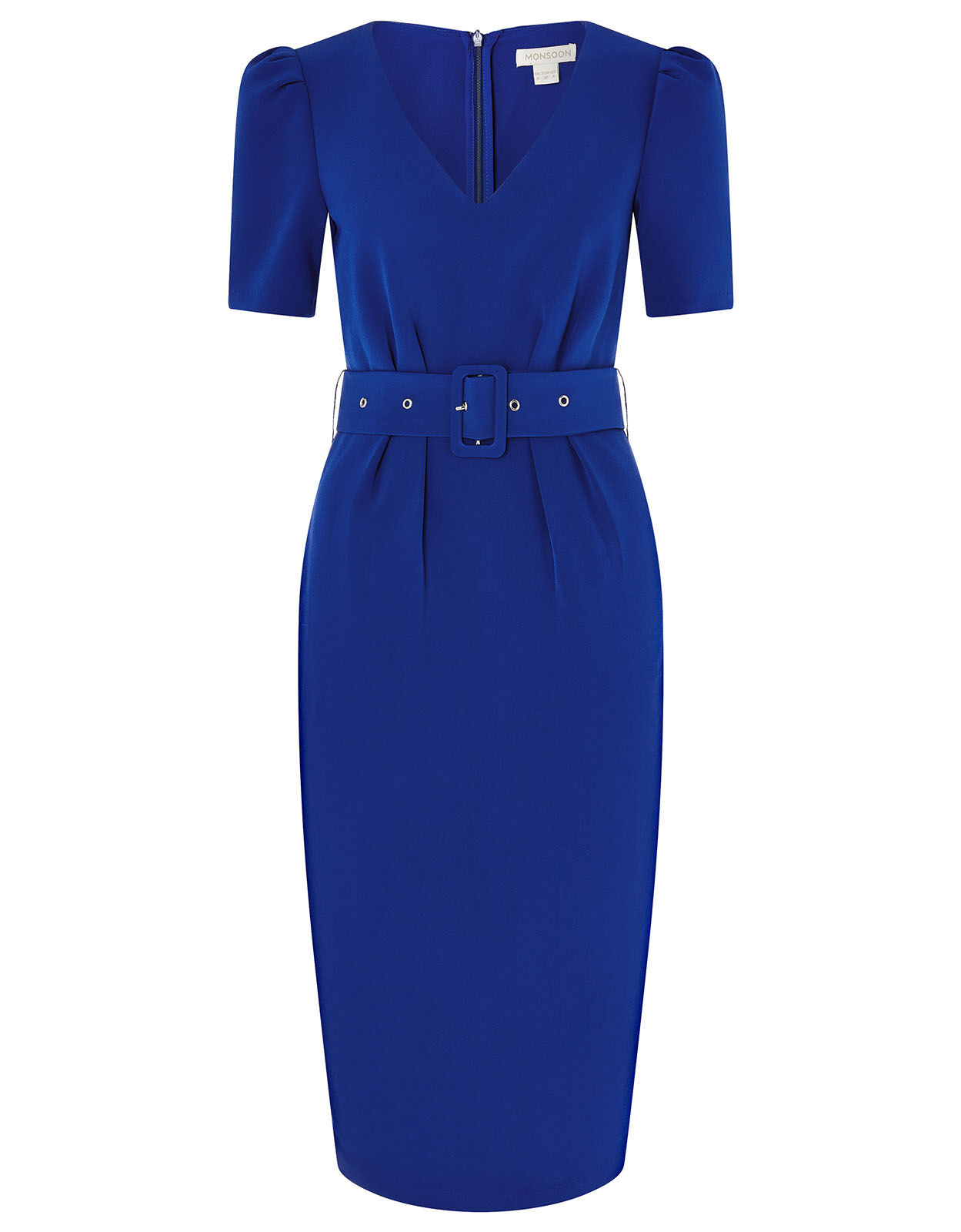 Stephanie Belted Shift Dress Blue Evening Dresses Monsoon ROI