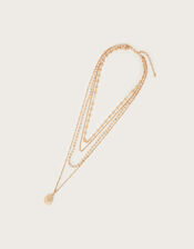 Pearl and Pendant Layered Necklace, , large