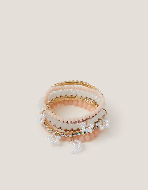 6-Pack Moon & Stars Bracelets, , large