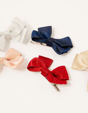 Mini Bow Hair Clips, , large