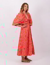 Sundress Tiya Floral Maxi Dress, Orange (CORAL), large