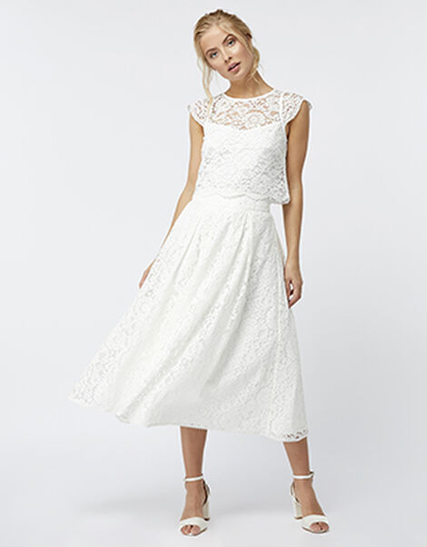 Delilah Lace Skirt, Ivory (IVORY), large