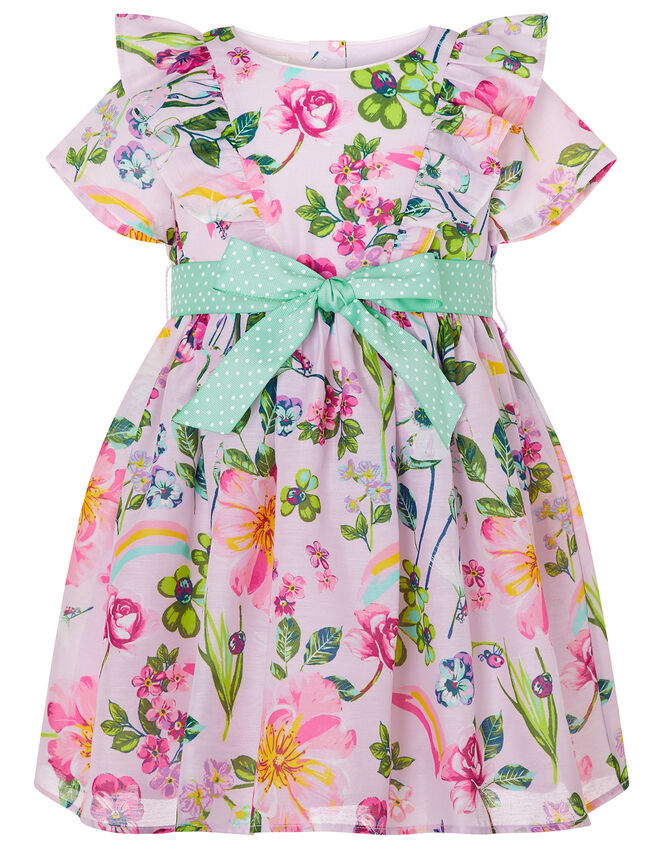 Baby Pixie Floral Dress, Pink (PINK), large