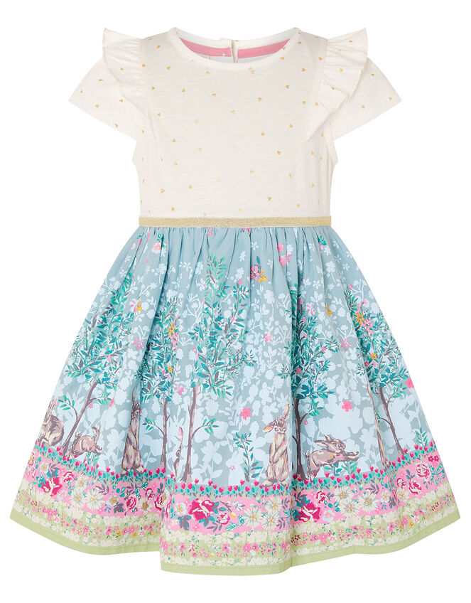 Baby Bunny 2-in-1 Dress with Organic Cotton, Blue (AQUA), large