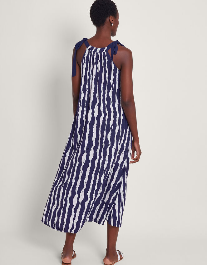 Caity Stripe Dress, Blue (NAVY), large