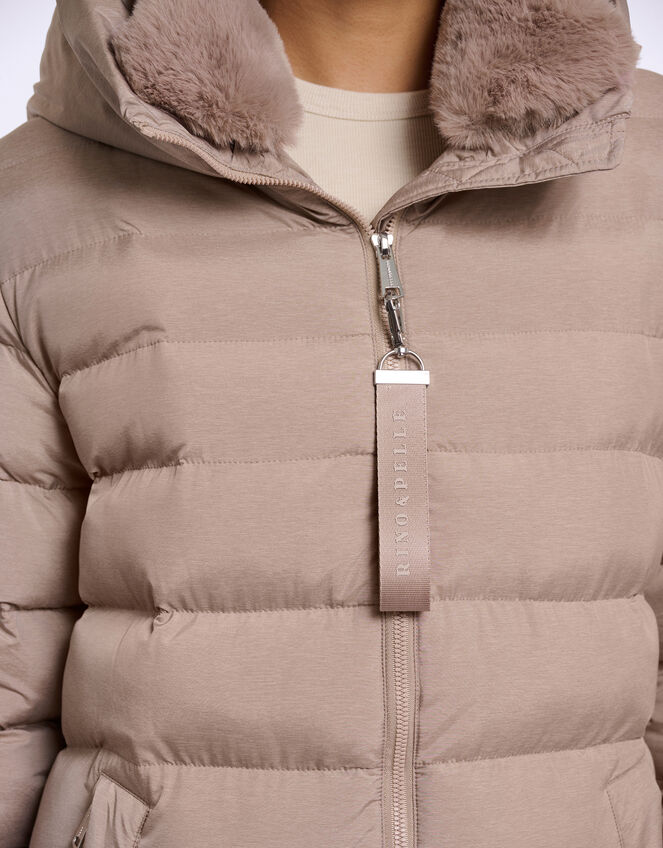 Rino & Pelle Hudson Long Padded Coat , Camel (BEIGE), large
