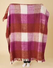 Check Blanket Throw in Recycled Polyester, , large