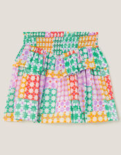 Colourblock Star Print Skort, Multi (MULTI), large