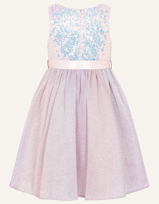 Rainbow Ombre Sequin Dress, Multi (MULTI), large