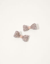 Dazzle Bow Hair Clip Twinset, , large