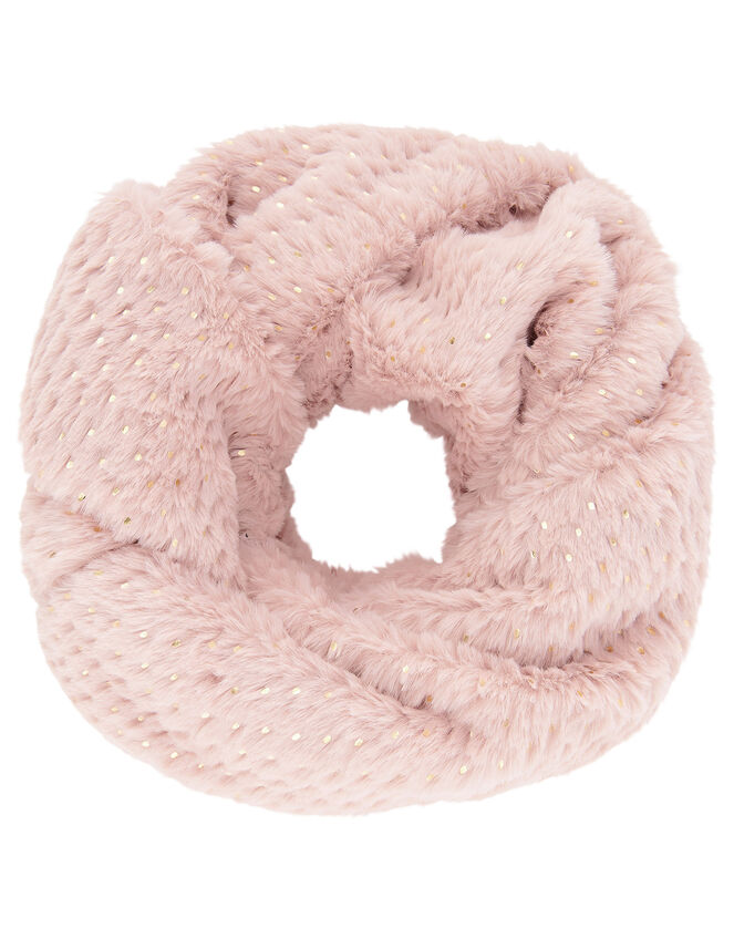 Gold Spot Fluffy Snood, , large