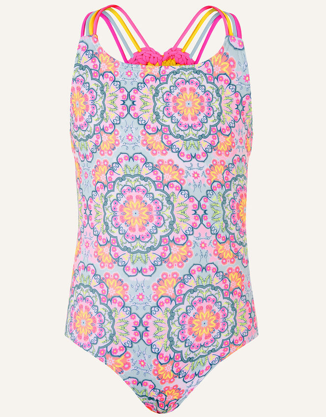 Mandala Crochet Back Swimsuit, Purple (LILAC), large