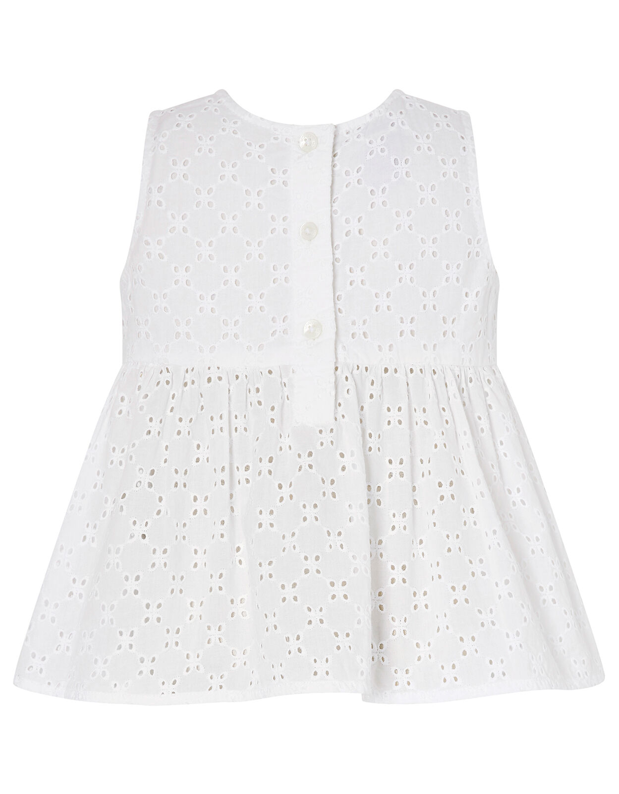 yellow broderie top