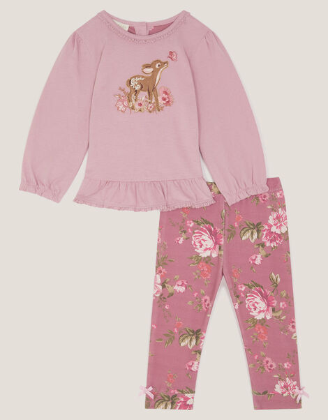 Baby Felicity Floral Top & Leggings Set, Pink (PINK), large