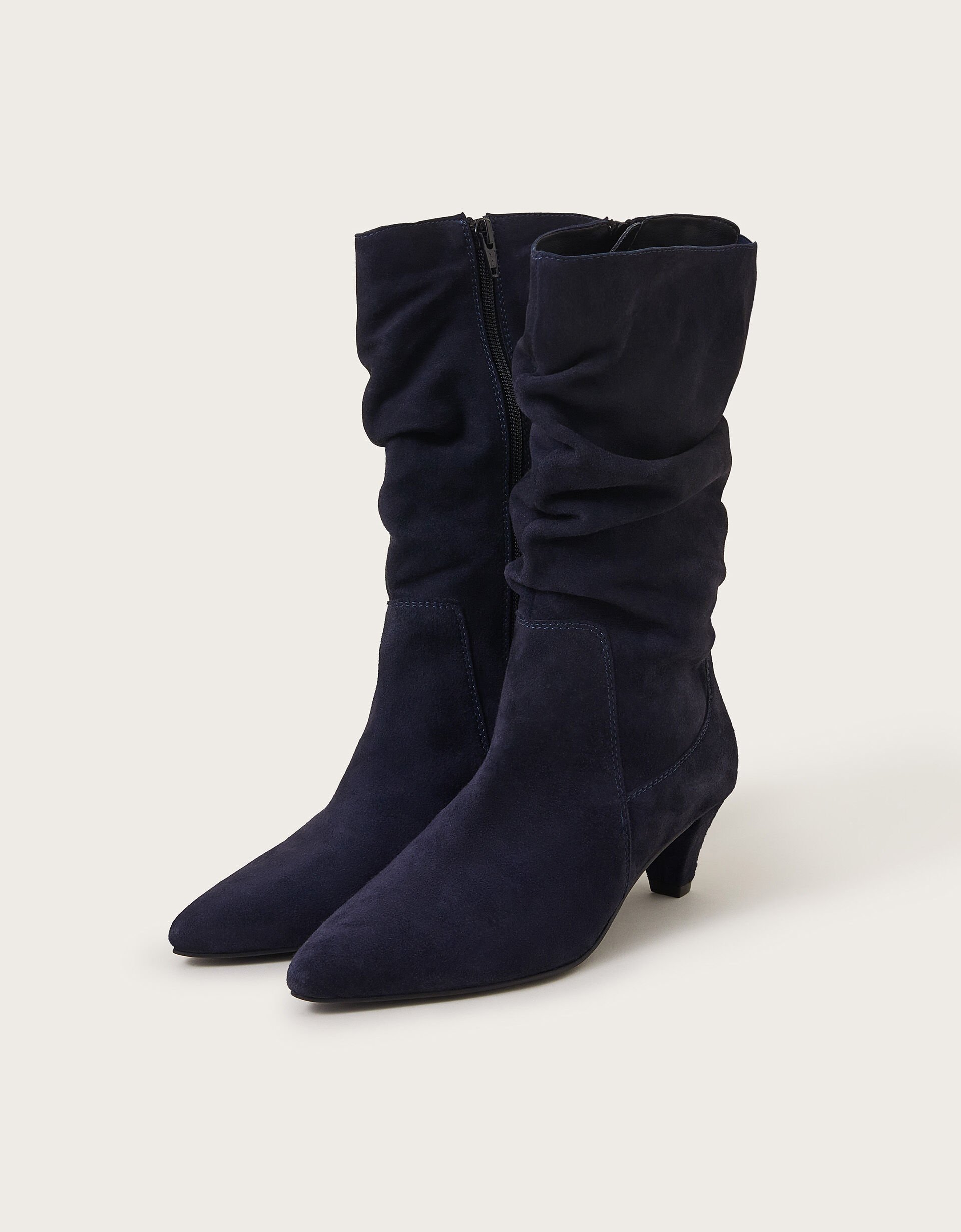 Women s Boots Beautiful Leather Suede Boots Slouch Boots Monsoon Global