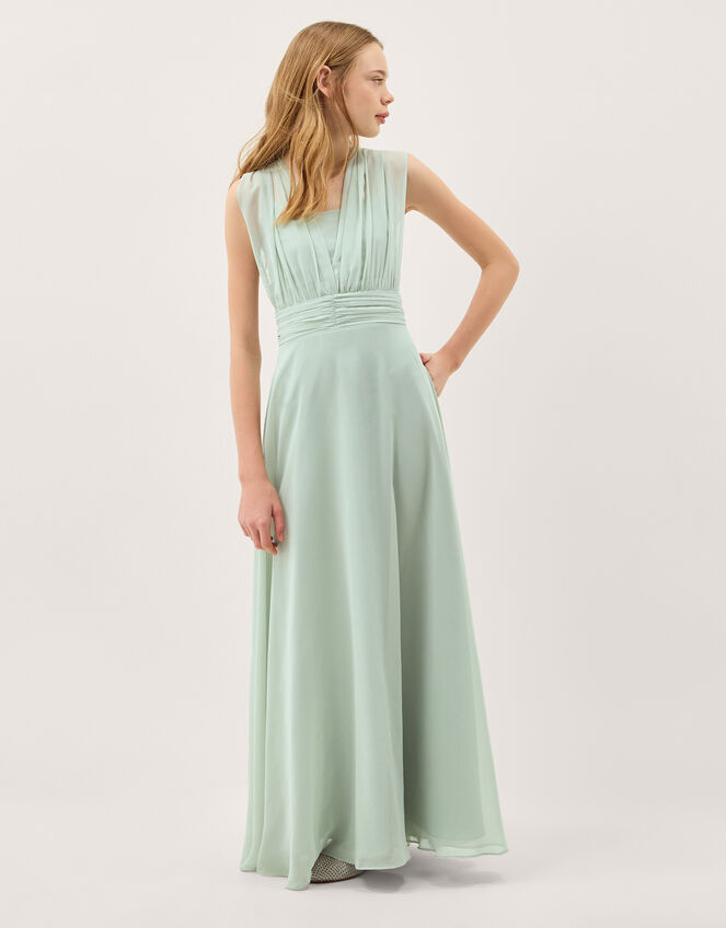Maddison Multiway Chiffon Dress, Green (SAGE), large