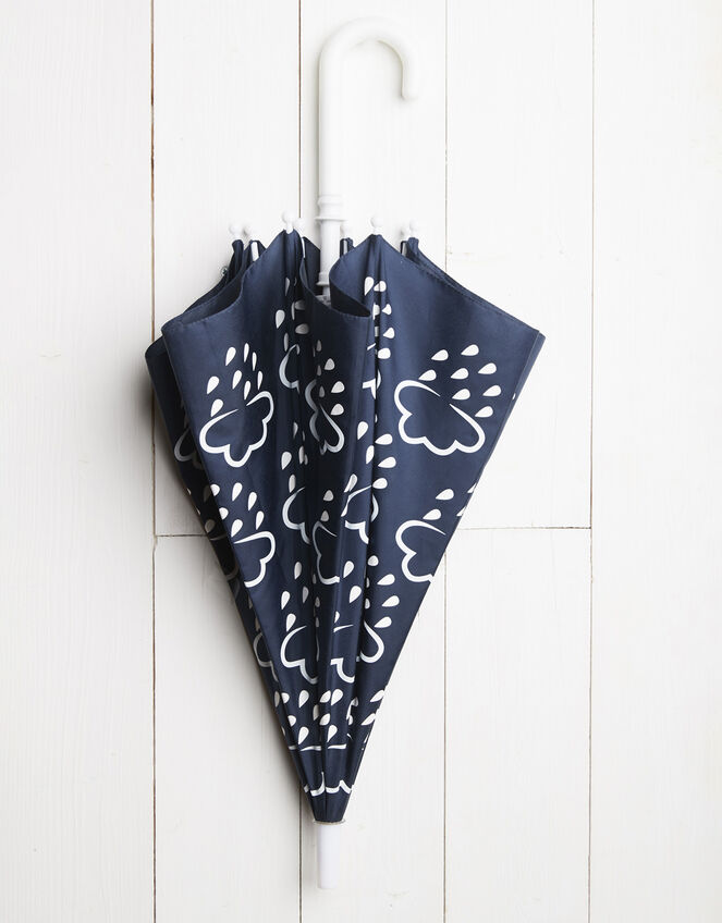 Grass and Air Colour-Revealing Umbrella, Blue (NAVY), large