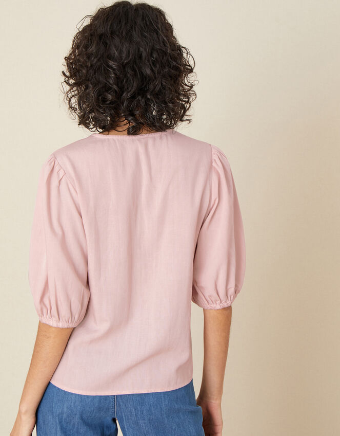 Balloon Sleeve Blouse , Pink (PINK), large