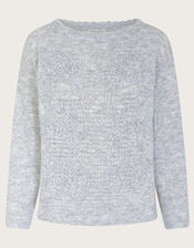 Clo Cornelli Jumper, Grey (GREY), large