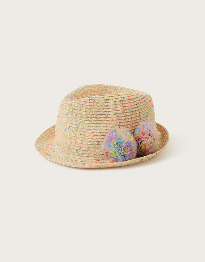 Fluorescent Rainbow Trilby, Natural (NATURAL), large