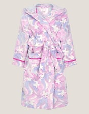 Glow in the Dark Unicorn Dressing Gown, Pink (PINK), large