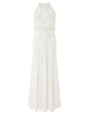 Augusta Embellished Maxi Wedding Dress, Ivory (IVORY), large