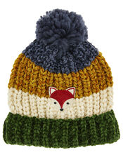 Jake Stripe Chenille Pom-Pom Hat, Multi (MULTI), large