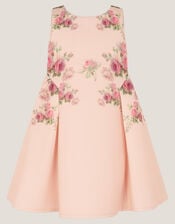 Baby Molly Rose Print Scuba Dress, Multi (MULTI), large