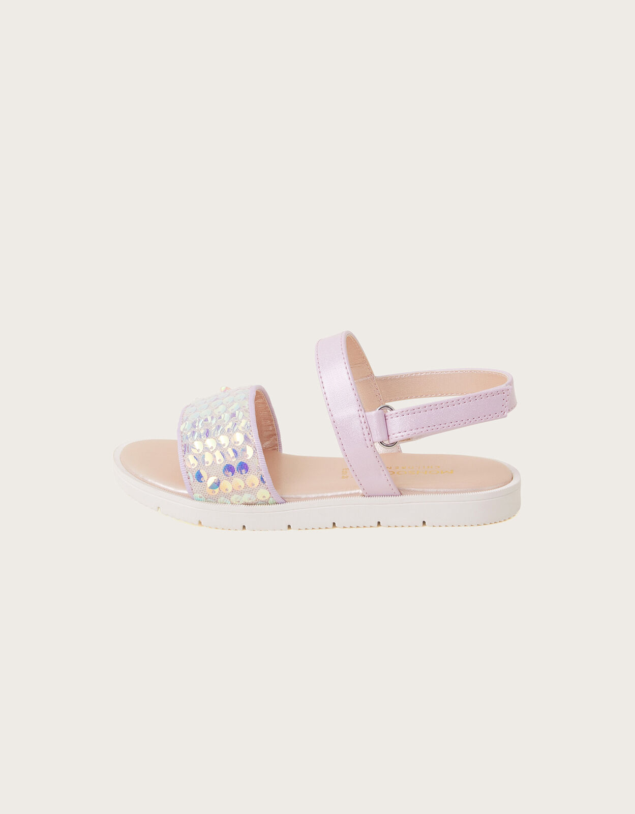 Pink discount sequin sandals