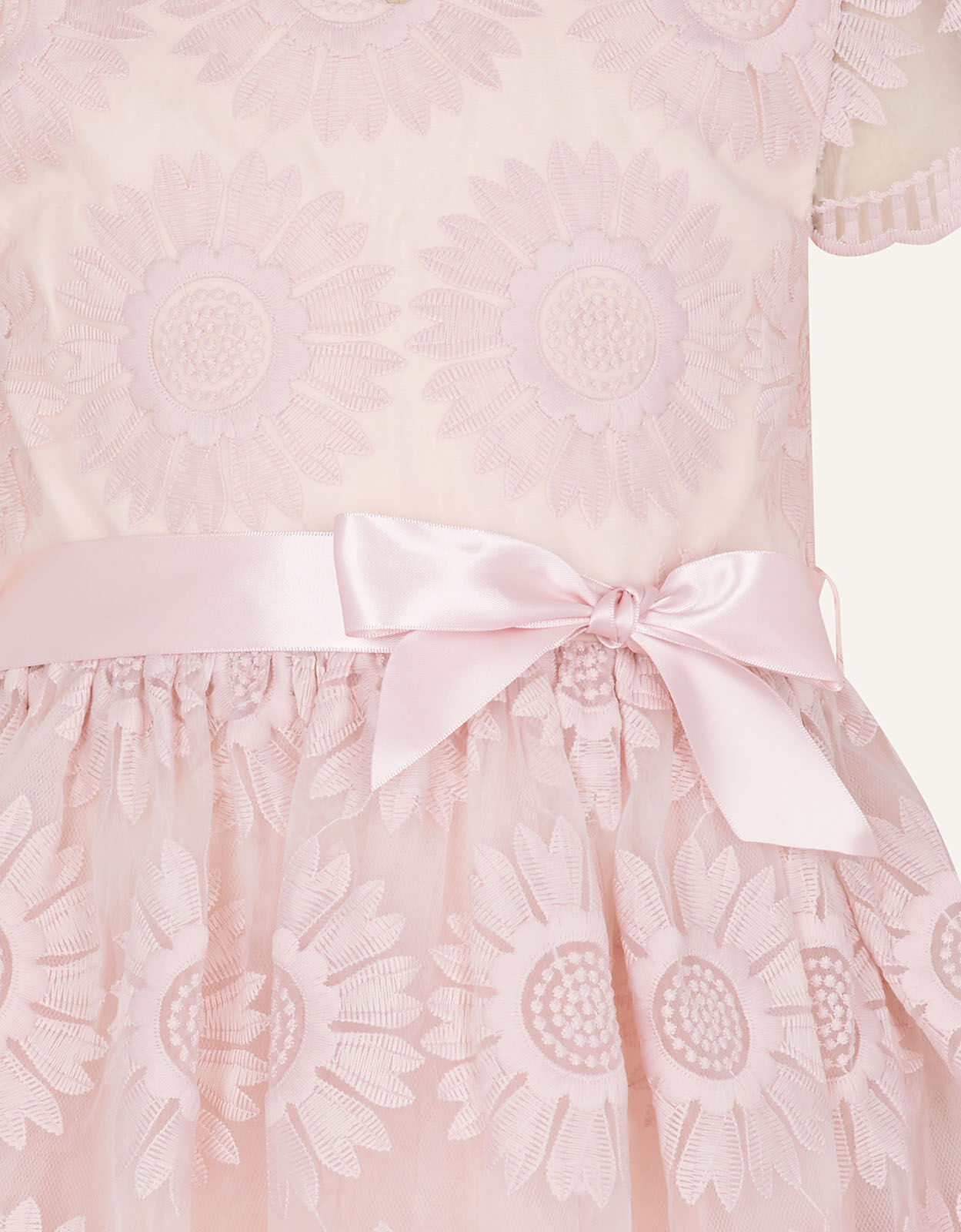 Estella Embroidered Dress Pink