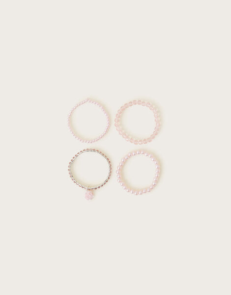 Bridesmaid Pearl Bracelets 4 Pack, , large