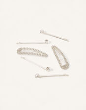 Diamante Bridesmaid Clip Set, , large
