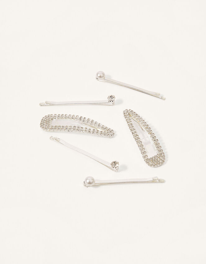 Diamante Bridesmaid Clip Set, , large