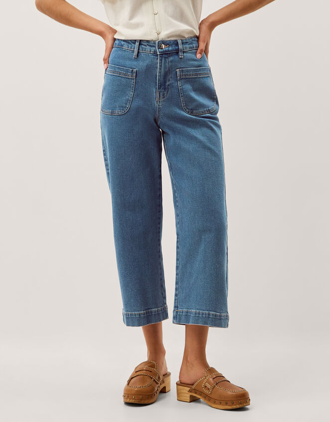 Arlo Regular Cropped Jeans, Blue (LIGHT AUTHENTIC), large